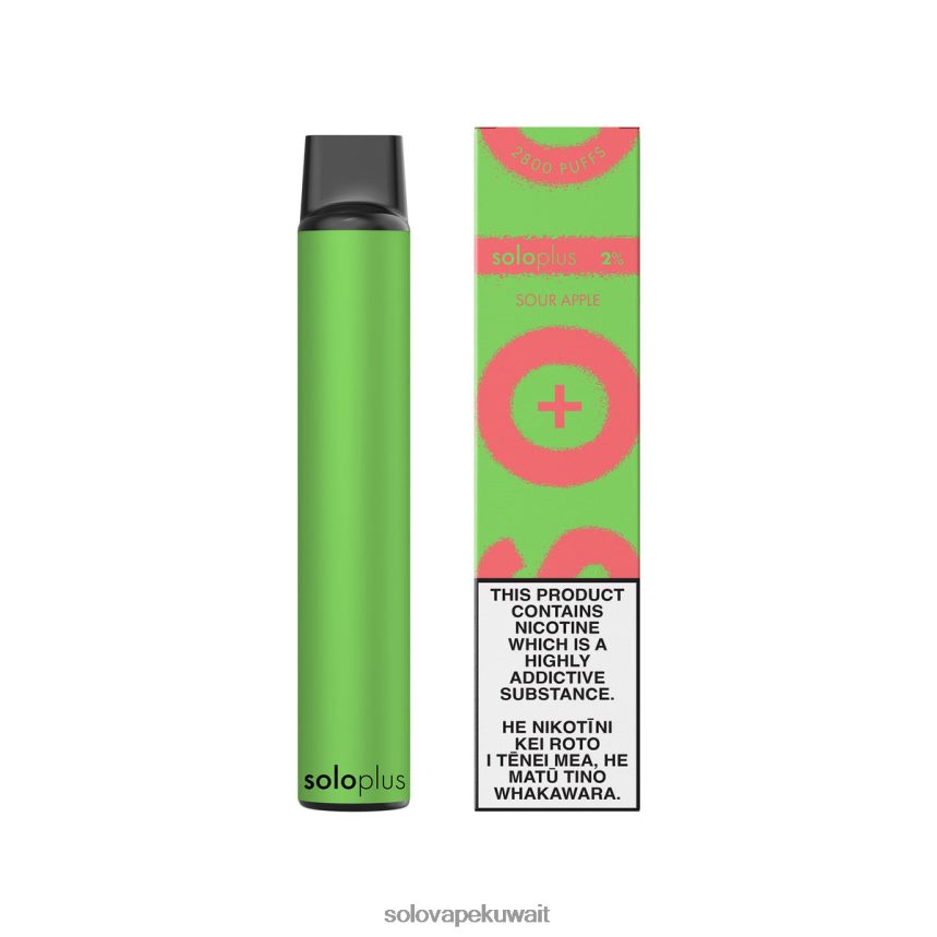 التفاح الحامض Solo Plus vape القابل للتصرف 6R8R0T30 | Solo Vape Review