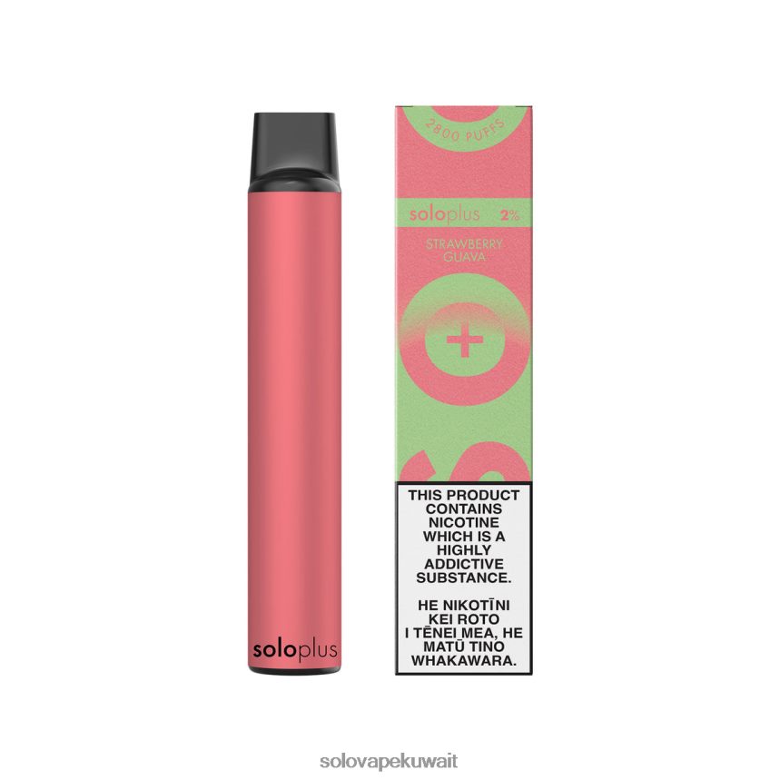 جوافة فراولة Solo Plus مجموعة vape Paradise القابل للتصرف 6R8R0T37 | Solo Vape Kuwait