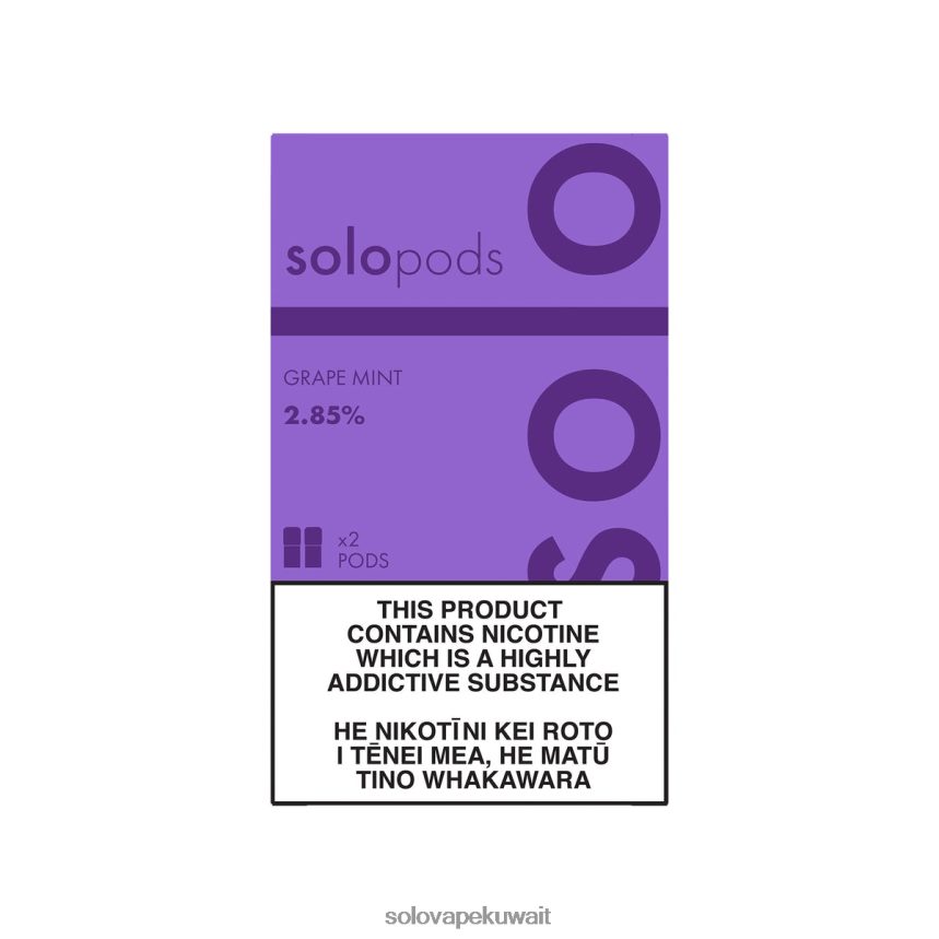نعناع العنب Solo جراب بديل 2-pack 6R8R0T54 | Solo Vape Review