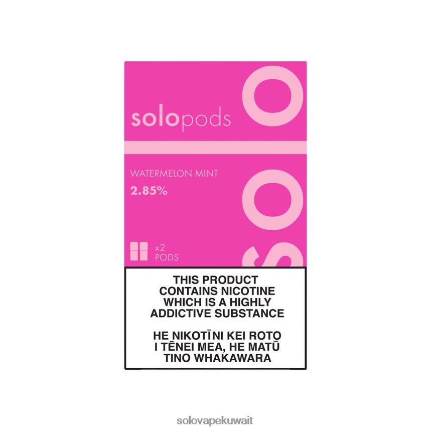 نعناع البطيخ Solo جراب بديل 2-pack 6R8R0T61 | Solo Vape Kuwait