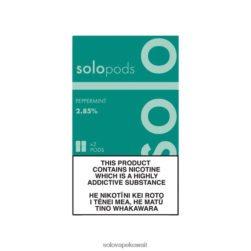 النعناع Solo جراب بديل 2-pack 6R8R0T63 | Solo Vape المراجعة