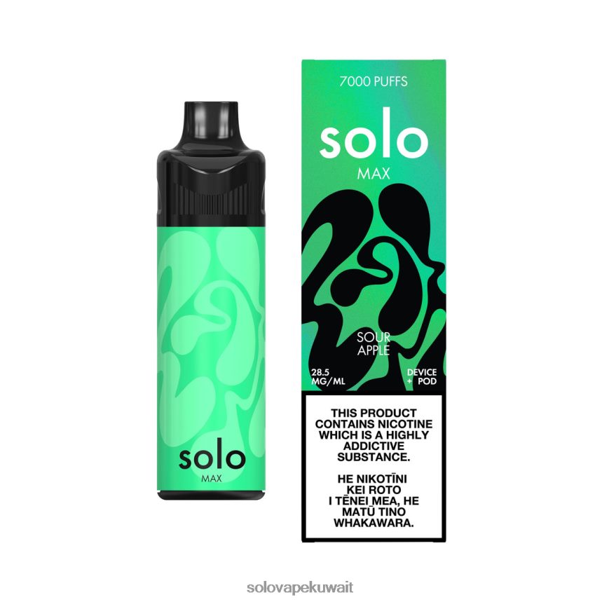 التفاح الحامض Solo MAX طقم جراب 6R8R0T70 | Solo Vape الشراء