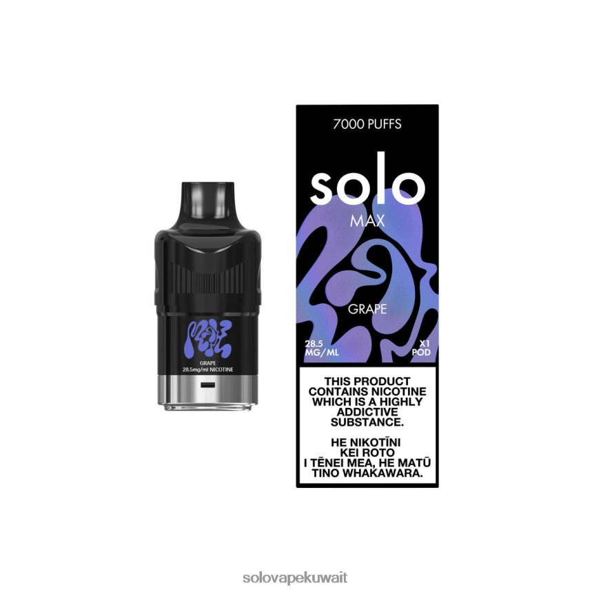 العنب Solo MAX جراب 6R8R0T78 | Solo Vape Review