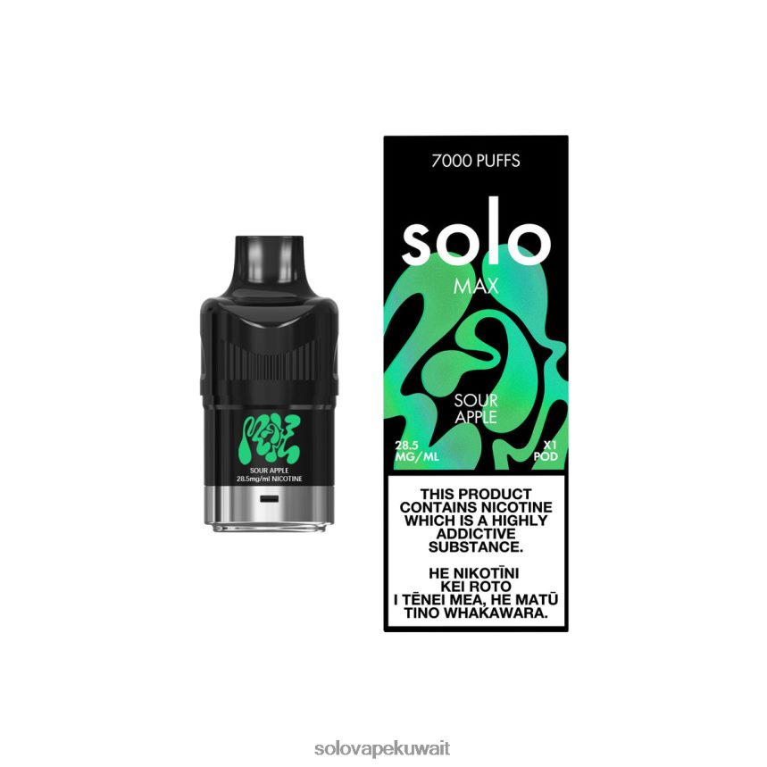 التفاح الحامض Solo MAX جراب 6R8R0T80 | Solo Vape السعر