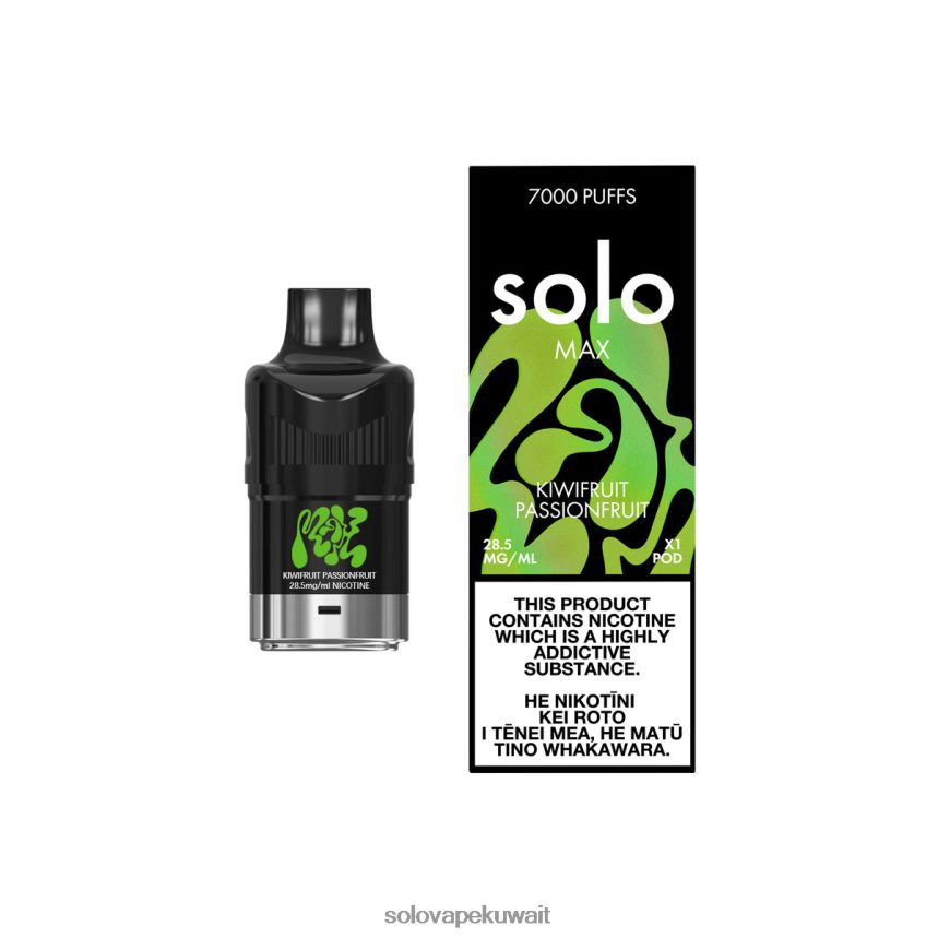 فاكهة الكيوي Solo MAX جراب 6R8R0T90 | Solo Vape Review